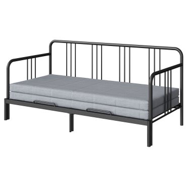 FYRESDAL, κρεβάτι επισκέπτη day bed με 2 στρώματα, 80x200 cm, 994.280.98
