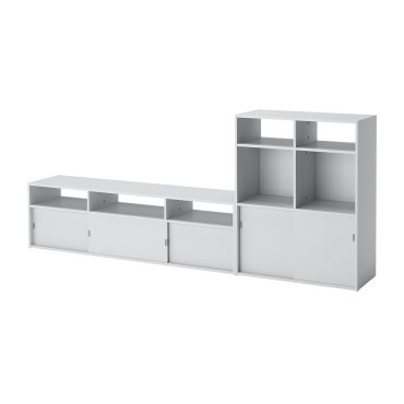 SPIKSMED, TV storage combination, 233x32x96 cm, 995.352.96