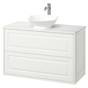 TÄNNFORSEN/VÄSTER, wash-stand with drawers/wash-basin/tap, 102x49x79 cm, 995.683.43