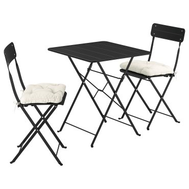SUNDSÖ, table and 2 folding chairs/outdoor, 65x65 cm, 995.730.28