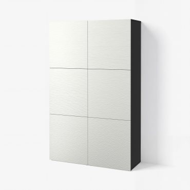 BESTÅ, storage combination with doors, 120x42x193 cm, 590.715.28