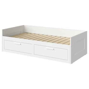 BRIMNES, day-bed frame with 2 drawers, 002.287.05