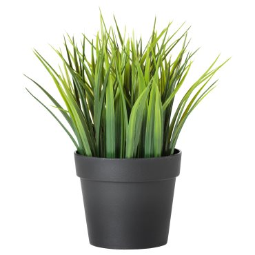 FEJKA, artificial potted plant in/outdoor, grass, 004.339.42