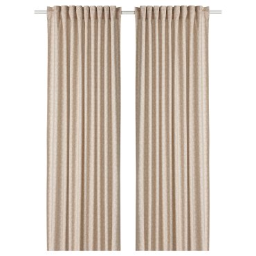 TRYSTÄVMAL, curtains 1 pair, 145x300 cm, 005.597.00