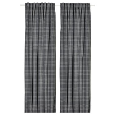 HAGGVECKMAL, room darkening curtains 1 pair, 145x300 cm, 005.621.23