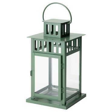 BORRBY, lantern for pillar candle/indoor/outdoor, 28 cm, 005.630.71
