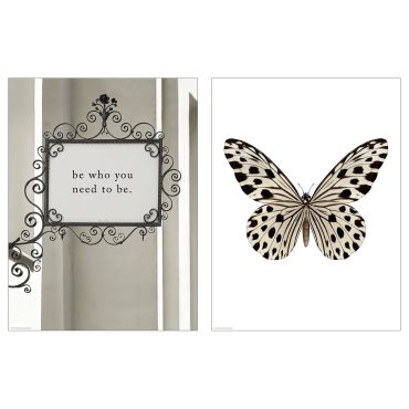 BILD, poster/be who you need to be/2 pack, 30x40 cm, 005.680.40