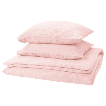 SCHERSMIN, duvet cover and 2 pillowcases, 240x220/50x60 cm, 005.997.63