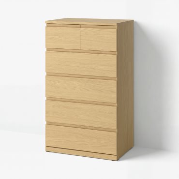 STORKLINTA, chest of 6 drawers, 70x50x120 cm, 006.275.44