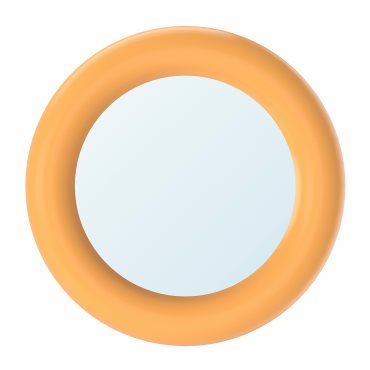 HUMLESJÖN, mirror with suction cup, 006.289.25