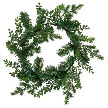 VINTERFINT, artificial wreath in/outdoor, 45 cm, 006.365.91