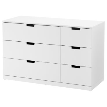 NORDLI, chest of 6 drawers, 120x76 cm, 092.394.98