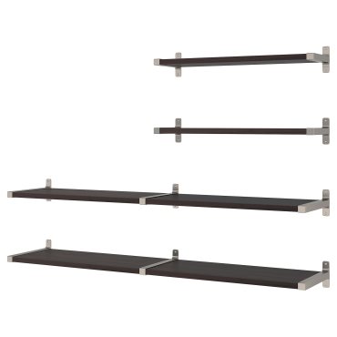 BERGSHULT/GRANHULT, wall shelf combination, 160x30 cm, 092.910.66