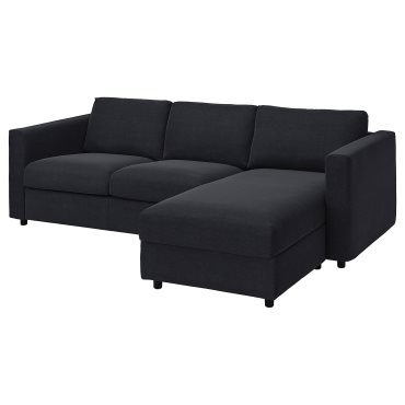 VIMLE, τριθέσιος καναπές με σεζλόνγκ, 093.991.42