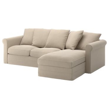 GRONLID, τριθέσιος καναπές με σεζλόνγκ, 094.083.73