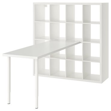 KALLAX/LAGKAPTEN, desk combination, 147x179x147 cm, 094.816.79
