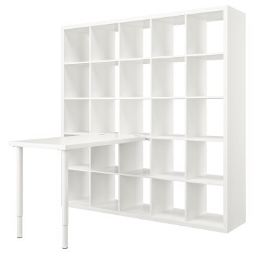 KALLAX/LINNMON, desk combination, 182x139x182 cm, 094.816.98