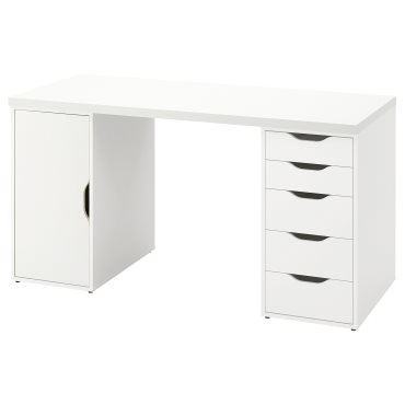LAGKAPTEN/ALEX, desk, 140x60 cm, 095.216.04