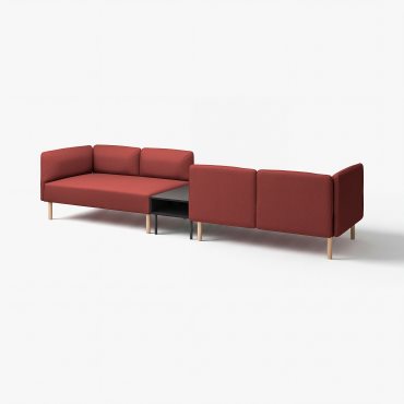 LILLEHEM, 4-seat modular sofa with side table, 095.697.52