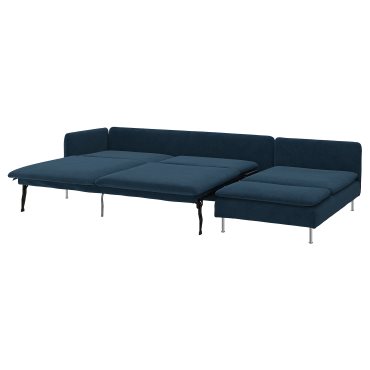 SÖDERHAMN, 4-seat sofa-bed with chaise longue with open end, 096.213.59