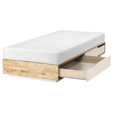 MANDAL, bed frame with storage, 120x200 cm, 102.720.76