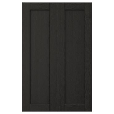 LERHYTTAN, 2-piece door for corner base cabinet set, 103.560.66