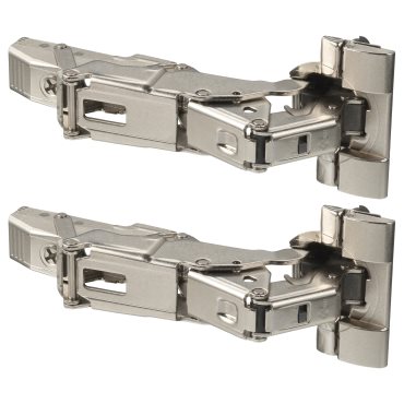 UTRUSTA, hinge with built-in damper for kitchen, 2 pack, 104.272.62
