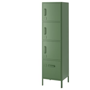 IDÅSEN, high cabinet with drawer and doors, 45x172 cm, 104.964.01