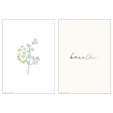 BILD, poster/Breathe/2 pack, 21x30 cm, 105.364.97