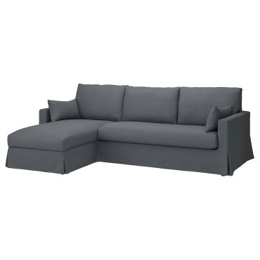 HYLTARP, cover for 3-seat sofa with chaise long, left, 105.498.95