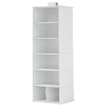 STUK, hanging storage with 7 compartments, 30x30x90 cm, 106.215.46