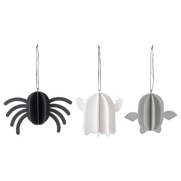KUSTFYR 2026, hanging decoration, set of 3, 106.305.98