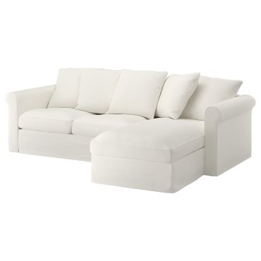 GRONLID, τριθέσιος καναπές με σεζλόνγκ, 194.071.46