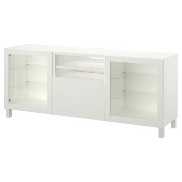 BESTÅ, TV bench with drawers push open, 180x42x74 cm, 194.430.12