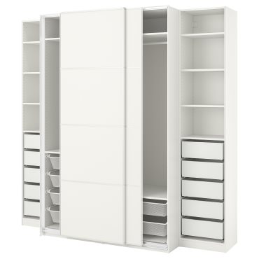 PAX/MEHAMN, wardrobe combination, 250x66x236 cm, 195.023.51