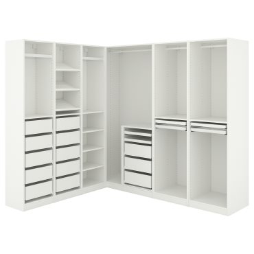PAX, corner wardrobe, 211/213x201 cm, 195.031.38