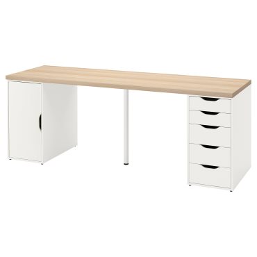 LAGKAPTEN/ALEX, desk, 200x60 cm, 195.217.07