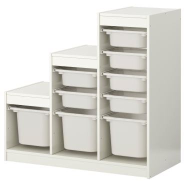 TROFAST, storage combination with boxes, 198.873.01