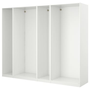 PAX, 4 wardrobe frames, 250X35X236 cm, 198.954.43
