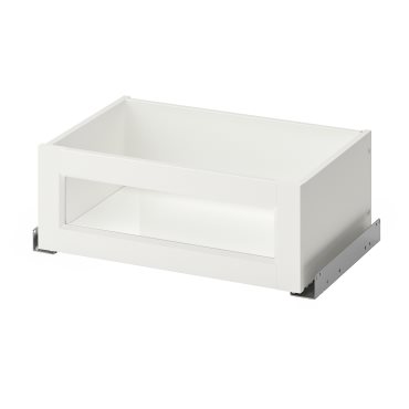 KOMPLEMENT, drawer with framed glass front, 50x35 cm, 204.470.14
