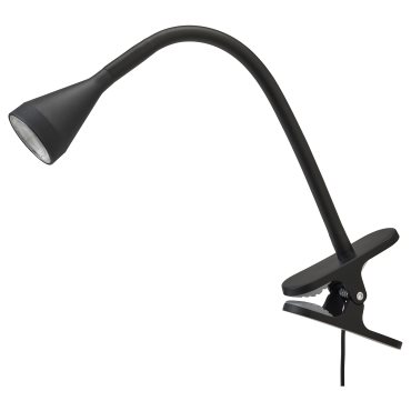 NAVLINGE, clamp spotlight with built-in LED light source, 204.498.81