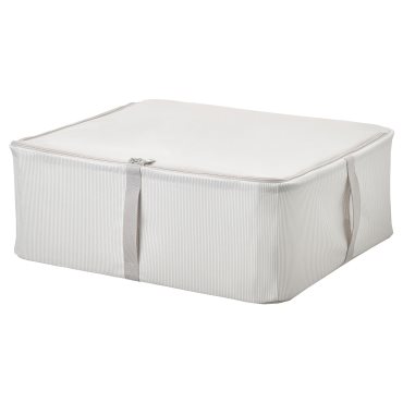 HEMMAFIXARE, storage case/fabric striped, 44x51x19 cm, 205.039.10