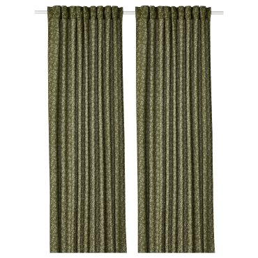 TRYSTÄVMAL, curtains 1 pair, 145x300 cm, 205.597.04