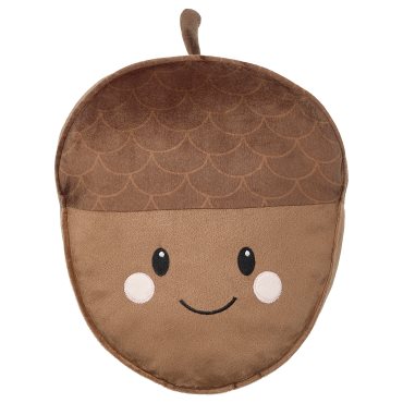 SKOGSDUVA, cushion with pocket/acorn shaped, 32x37 cm, 205.767.70