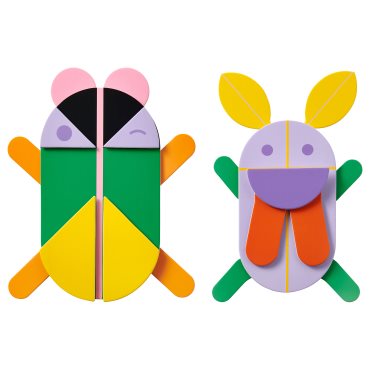 GREJSIMOJS, wall decoration, set of 2, 205.989.65