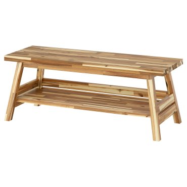 SKOGSTA, bench with storage, 120 cm, 206.118.82