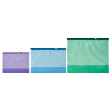 ISTAD, resealable bag with slider/80 pack, 1/2/4 l, 206.253.70