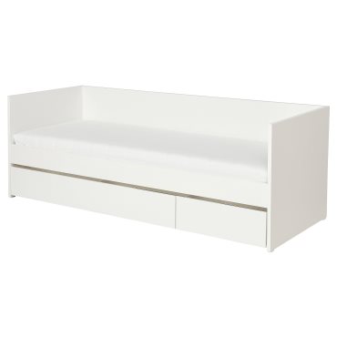 VIHALS, day-bed with storage/1 mattress, 80x200 cm, 295.805.84