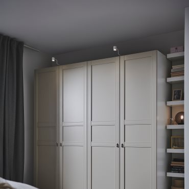 FLISBERGET, door with hinges, 50x195 cm, 391.810.66 - IKEA Cyprus FLISBERGET, door with hinges, 50x195 cm, 391.810.66