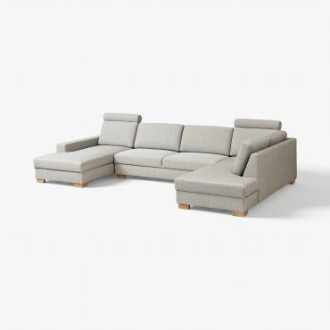 SÖRVALLEN, corner sofa 5-seat with chaise longue/left, 394.194.07